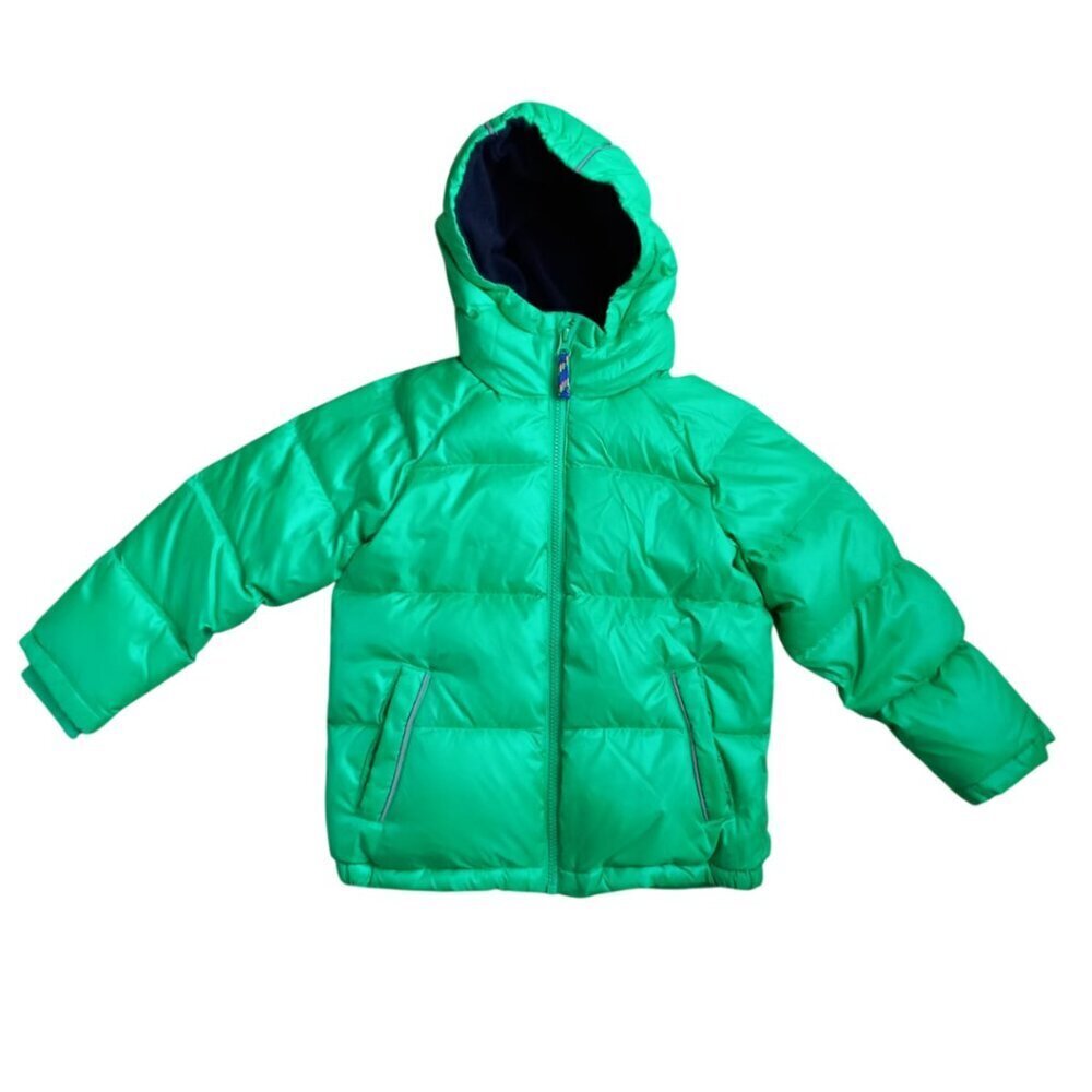 Crewcuts Green Puffer Jacket Kids Size 4/5 – Hooded Winter Coat Unisex